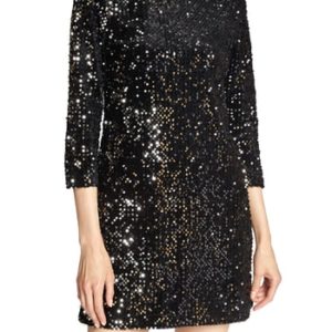 Women's Sanctuary Keep Your Heads Up Sequin Shift Dress