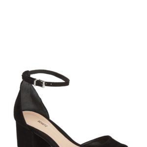 Women's Schutz Roama Block Heel Sandal, Size 8 M - Black