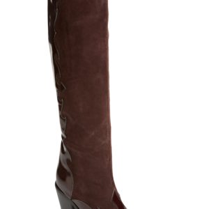 Women's Sigerson Morrison Karida Knee High Boot, Size 40 EU - Burgundy