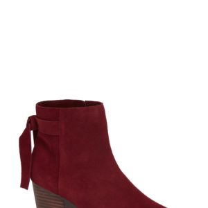 Women's Sole Society Rhilynn Bootie, Size 7 M - Burgundy