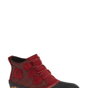 Women's Sorel Out N About Plus Camp Waterproof Bootie, Size 7 M - Red