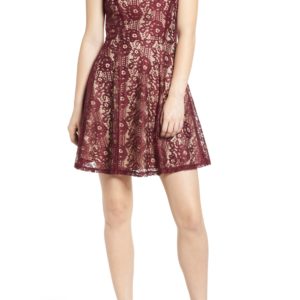 Women's Speechless Lace Skater Dress