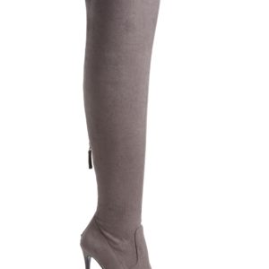 Women's Steve Madden Devine Over The Knee Boot, Size 6.5 M - Grey