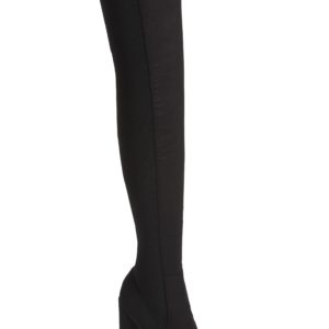 Women's Steve Madden Essence Over The Knee Stretch Boot, Size 6 M - Black