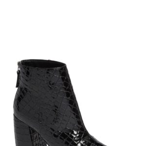 Women's Topshop Houston Bootie, Size 11.5US / 42EU M - Black