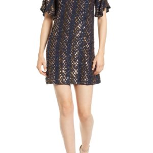 Women's Velvet By Graham & Spencer Allover Sequin Minidress