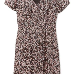 Women's Vince Camuto Flutter Sleeve Multi Sequin Shift Dress